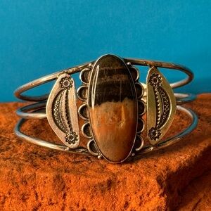 Authentic Native American made Sterling Silver Bracelet